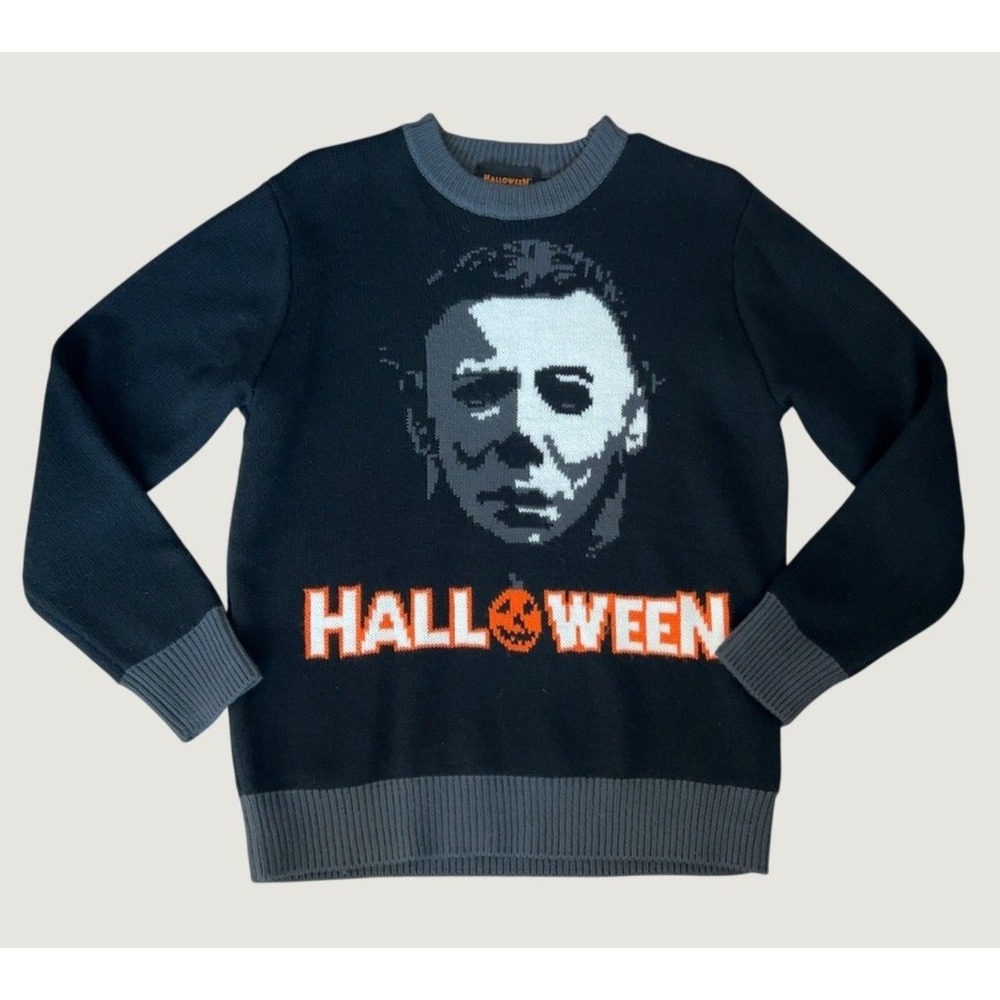 Halloween Michael Myers Mondo Middle of Beyond Sweater 2015 Men's SZ: S